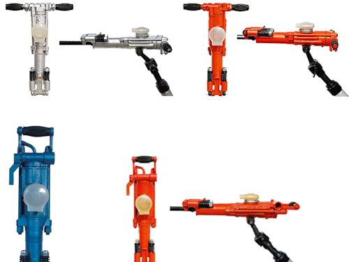 Pneumatic rock drill YO18