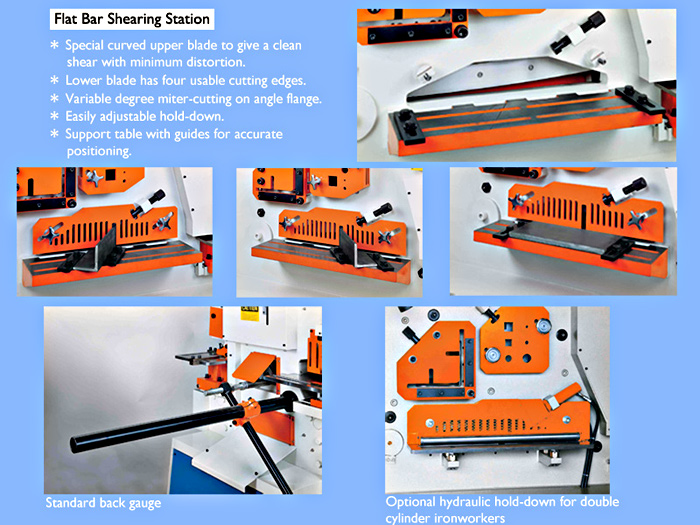 Flat Bar Shear Station