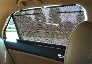 electric rear sun shade