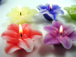 flower candles
