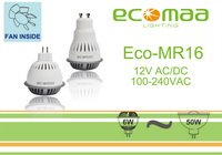 Ecomaa-MR16 Series 6W&7W MR16 Lamp with Fan