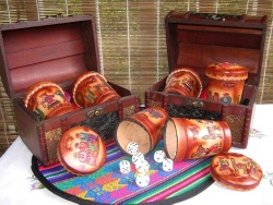 Yahtzee - Hand Made Leather Game