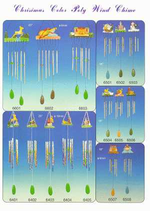Christmas Color Ploy Wind Chime - P50
