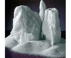 Original piece of white corundum