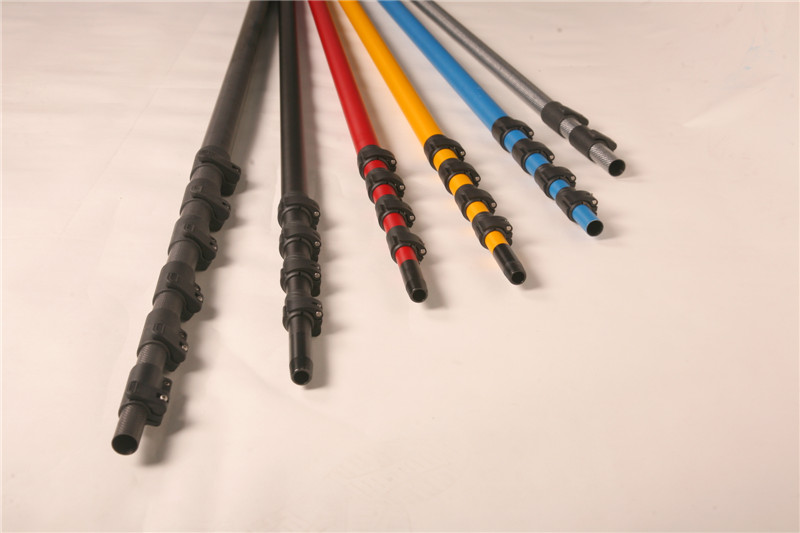 Poles, coming with our patented clamps, are very easy to use for right-handed or left-handed people.