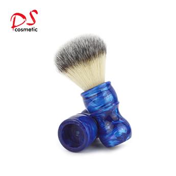 Dishi Mens synthetic beard brush with colorful resin handle