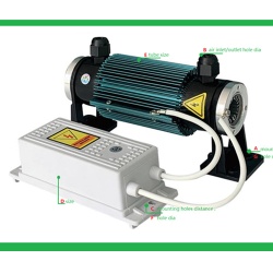 ozone generator ozonator O3 spa hot tub water air treatment clean - ozone generator