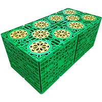 underground plastic modular tank for rainwater stormwater harvesting storage infiltration soakaway crates