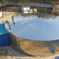 Stainless steel modular bolted water tank