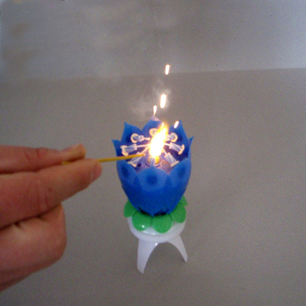 lotus candle