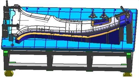 check fixture for instrument panel