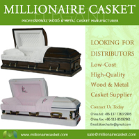 wood & metal casket