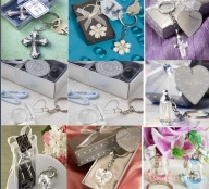 Wedding crystal resin keychain favors