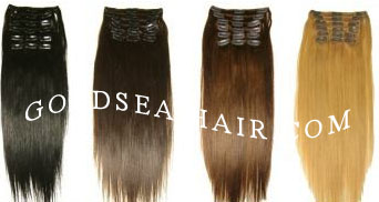 All Kinds of craftsmanship in clips on hair extension,hand sewed, glued available, using M/C made wefts as customer demand.
