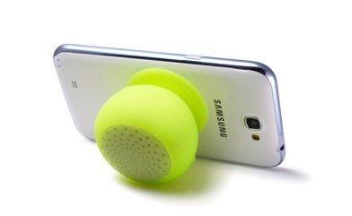 Mushroom design bluetooth mini speaker with suction cup