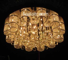 ceiling crystal lamp
