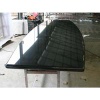 black countertop