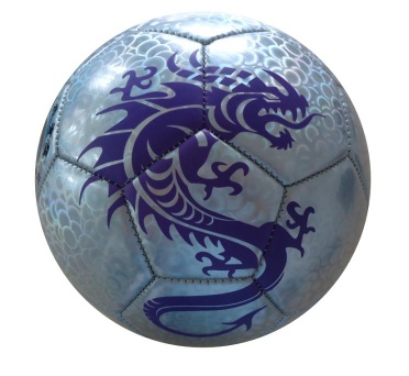 Machine stitched PVC soccer ball