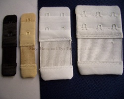 bra hook and eye tapes with elastic