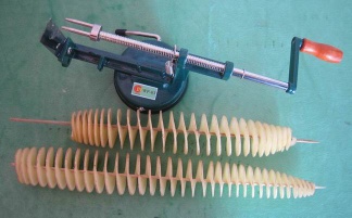 twister potato maker,tornado potato cutter,sprial potato slicer