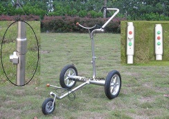 Electric Golf Trolley with Adjustable Bag Holder