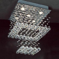 Modern crystal chandelier lighting, lamps for home TS885 L40 W40 H60cm with 5 light